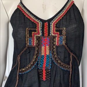 Embroidered Tunic Top